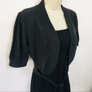 Merino wool. Crop Cardigan